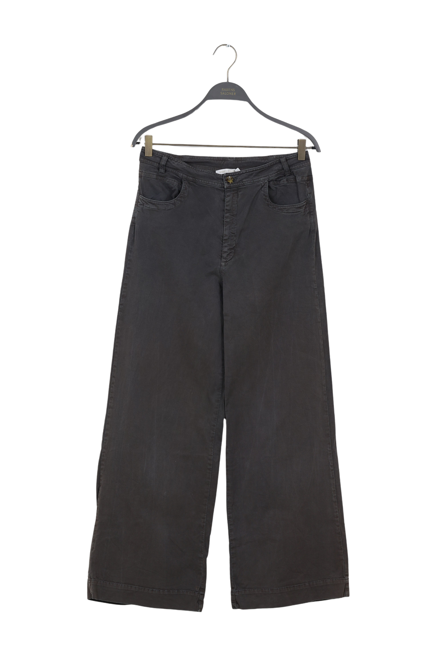 PreLoved Dalia - Canvas organic wide leg pant - L 1 - Rabens Saloner - DK