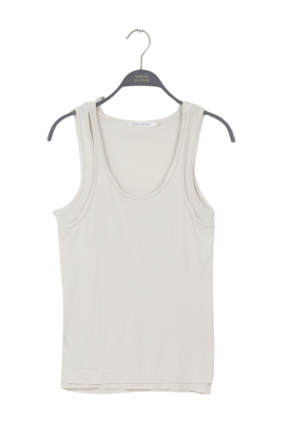 PreLoved Darling - Double jersey tank top I Dirty chalk - S 1 - Rabens Saloner - DK