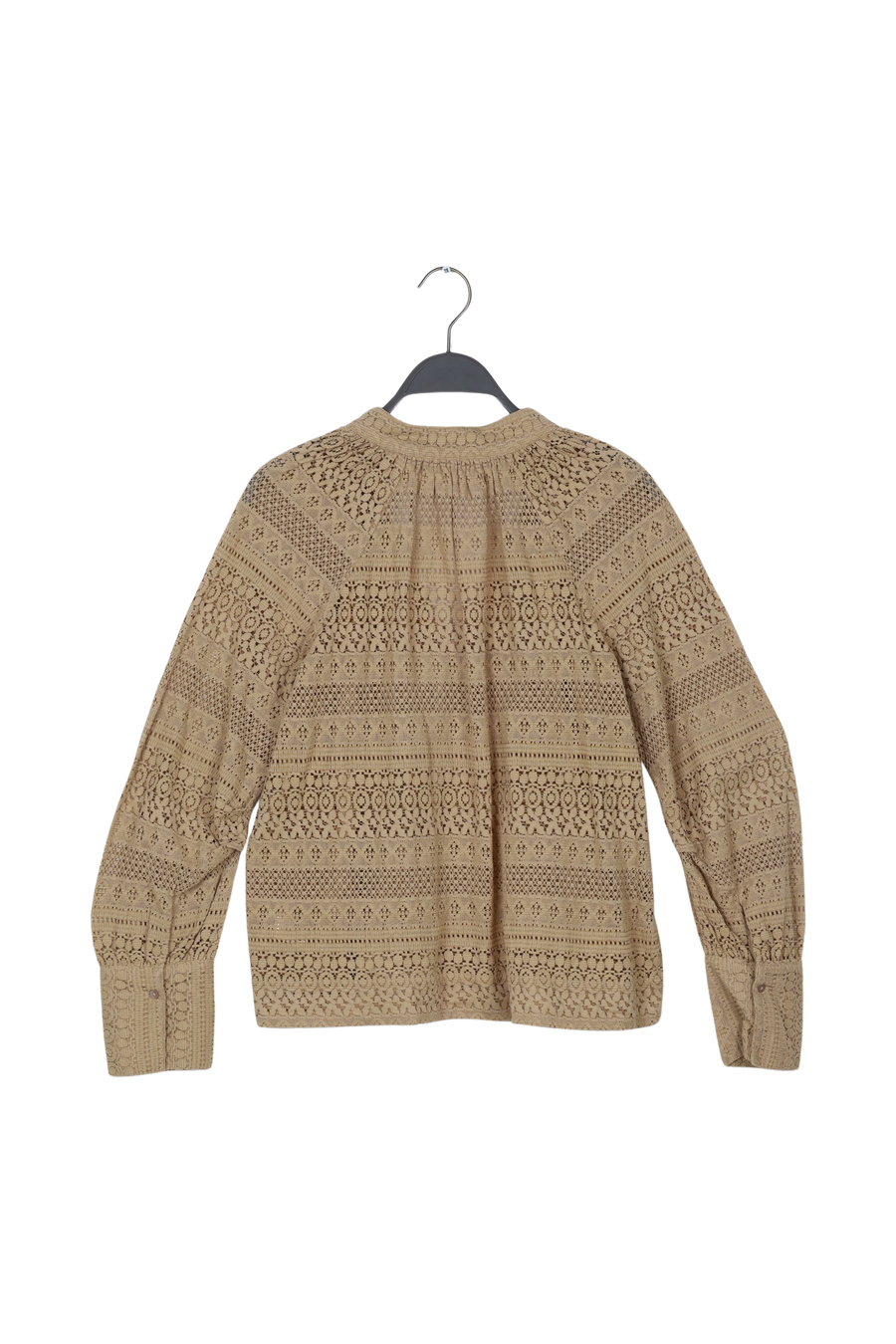 PreLoved Himali - Netted lace blouse I Tarmac - S 2 - Rabens Saloner - DK