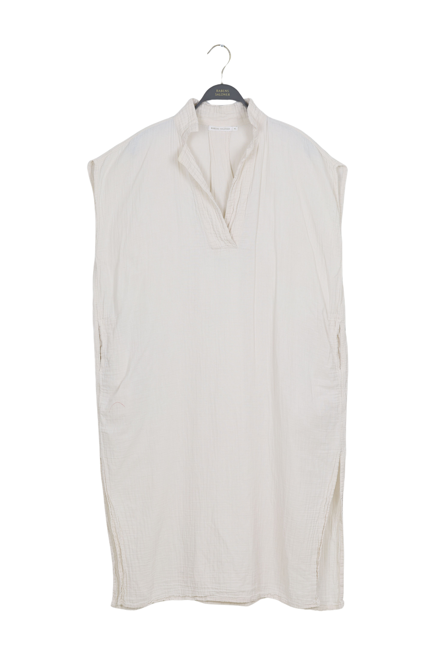 PreLoved Madelin - Cotton dbl sleeveless kaftan - XL 1 - Rabens Saloner - DK