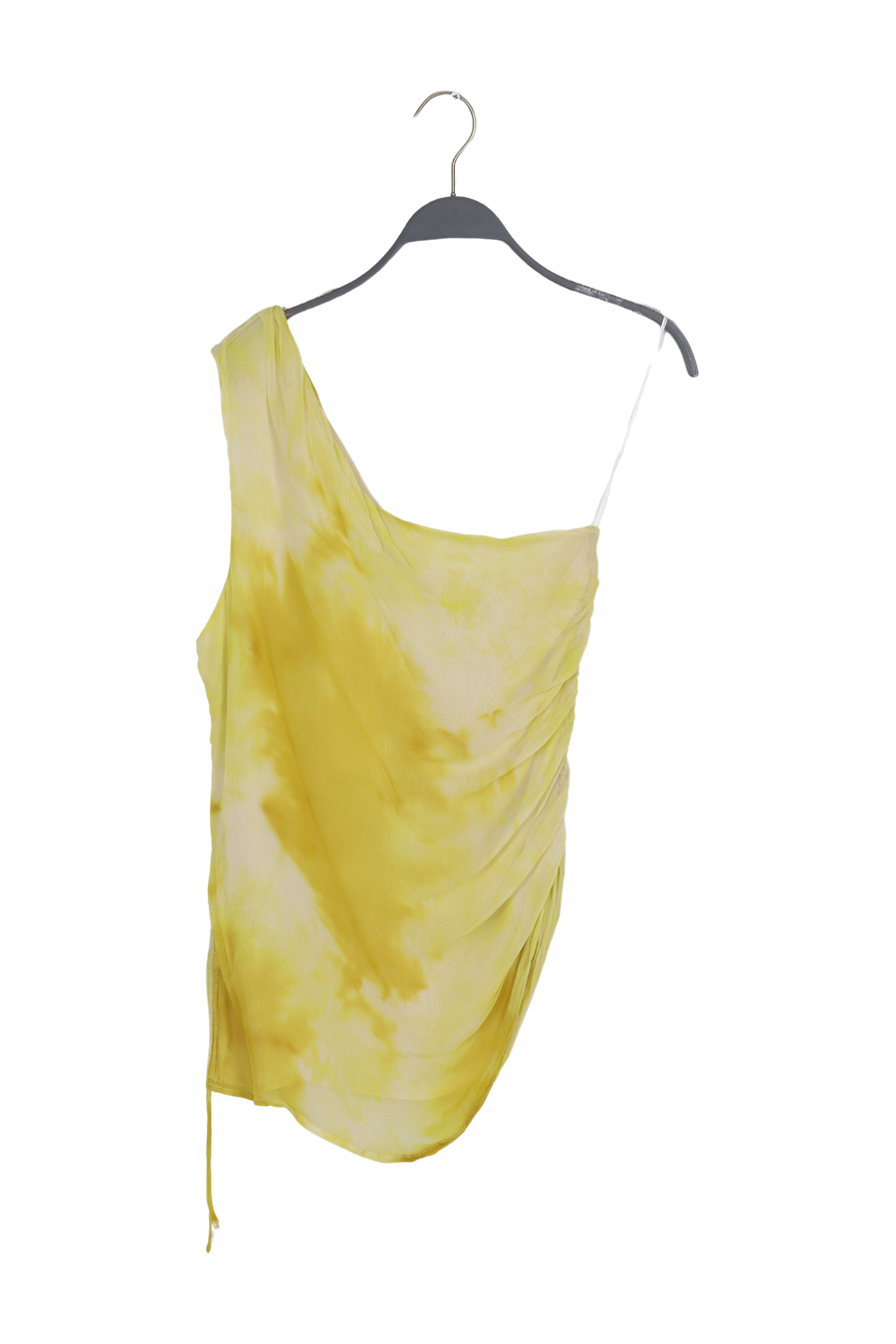 PreLoved Ginna - Fusion one shoulder top I Lemon combo - L 2 - Rabens Saloner - DK