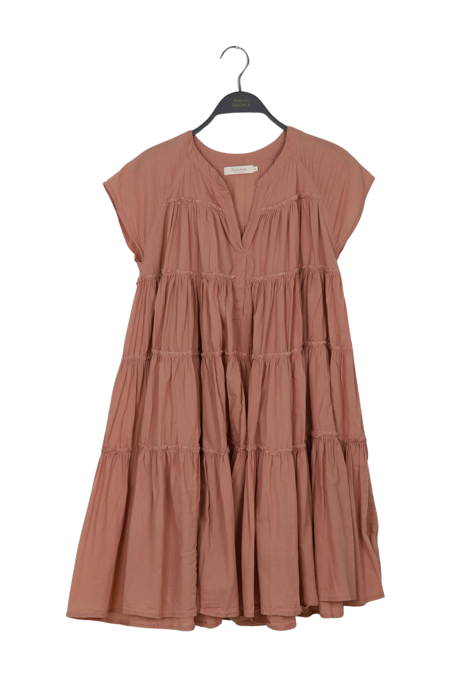 PreLoved Jytte - Cotton short dress - XS Rust XS 1 - Rabens Saloner - DK