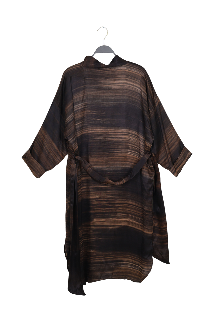 PreLoved Cammi - Shadow kaftan dress I Hazelnut combo - S/M 2 - Rabens Saloner - DK
