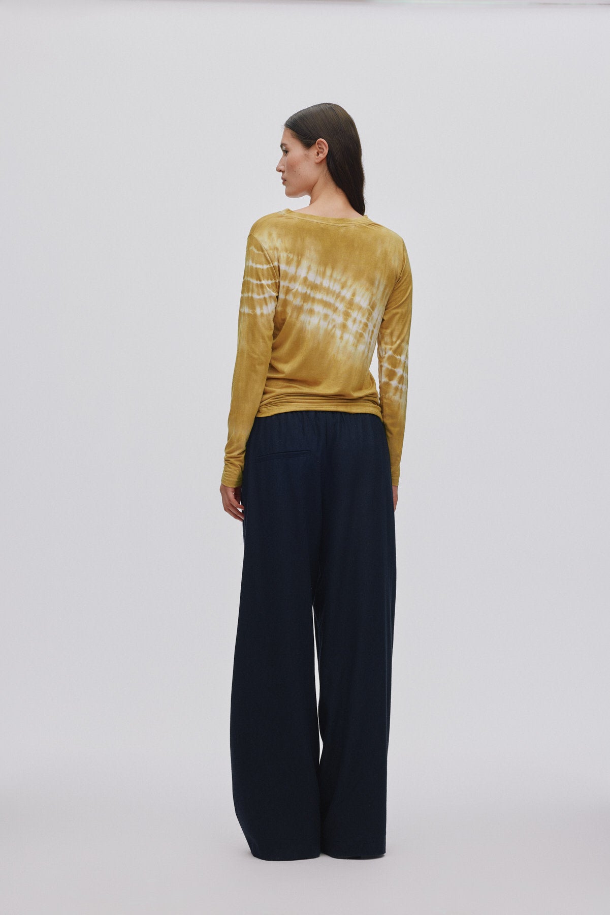 Xenia - Frequency long sleeve t-shirt I Golden combo 3 - Rabens Saloner - DK