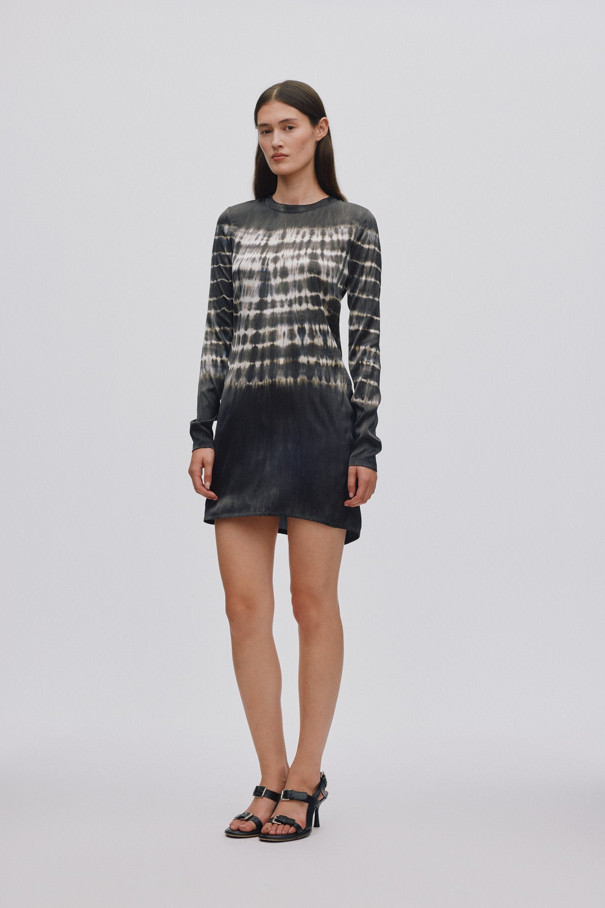 Agna - Frequency short tube dress I Dry mocca combo 3 - Rabens Saloner - DK