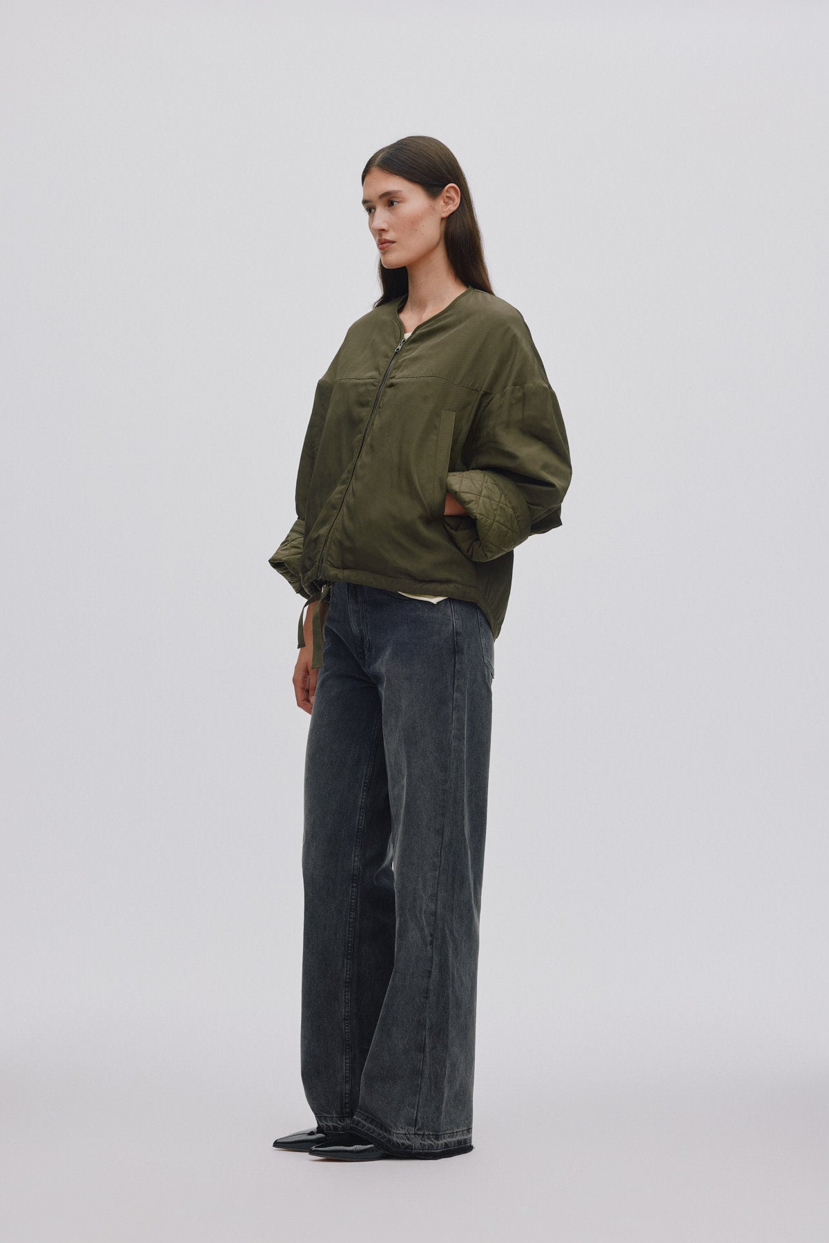 Glod - Arched jacket I Army Green 2 - Rabens Saloner - DK