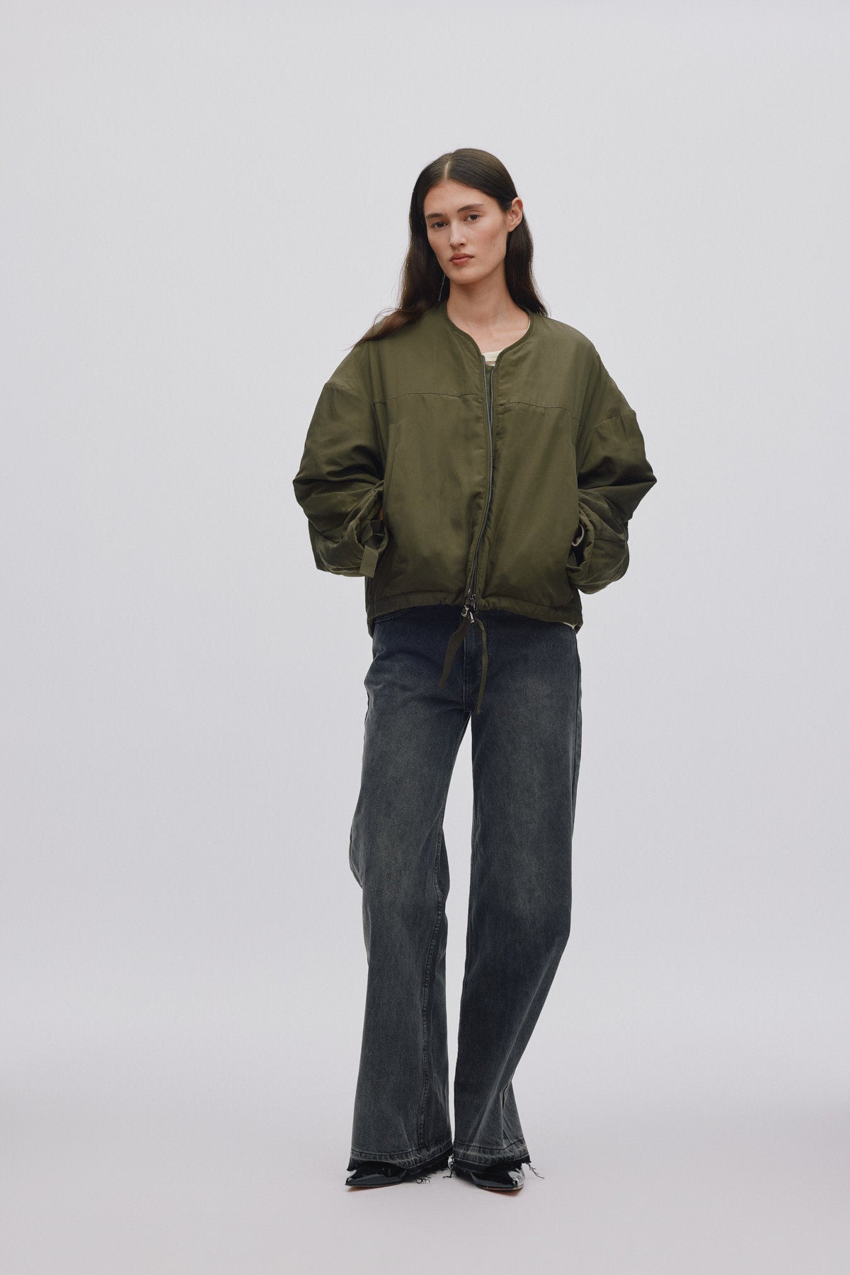 Glod - Arched jacket I Army Green 3 - Rabens Saloner - DK