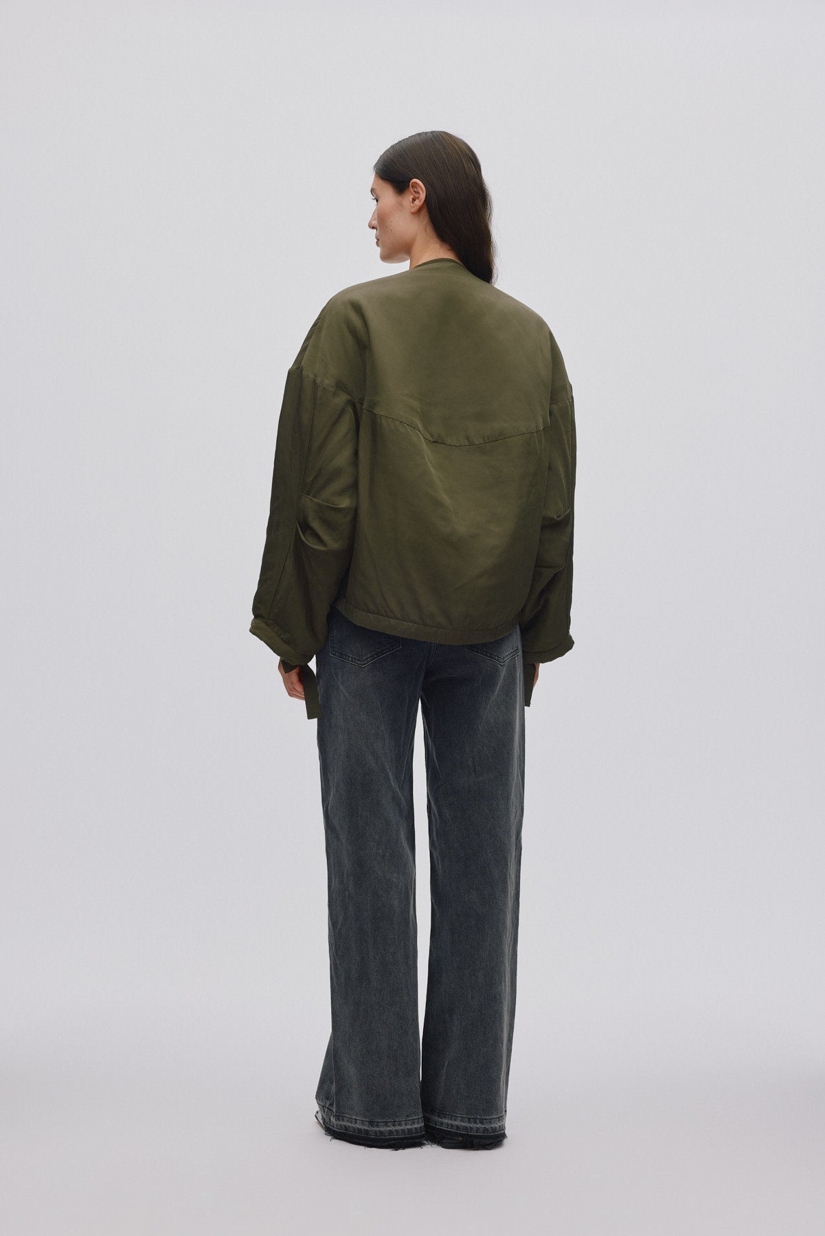 Glod - Arched jacket I Army Green 6 - Rabens Saloner - DK