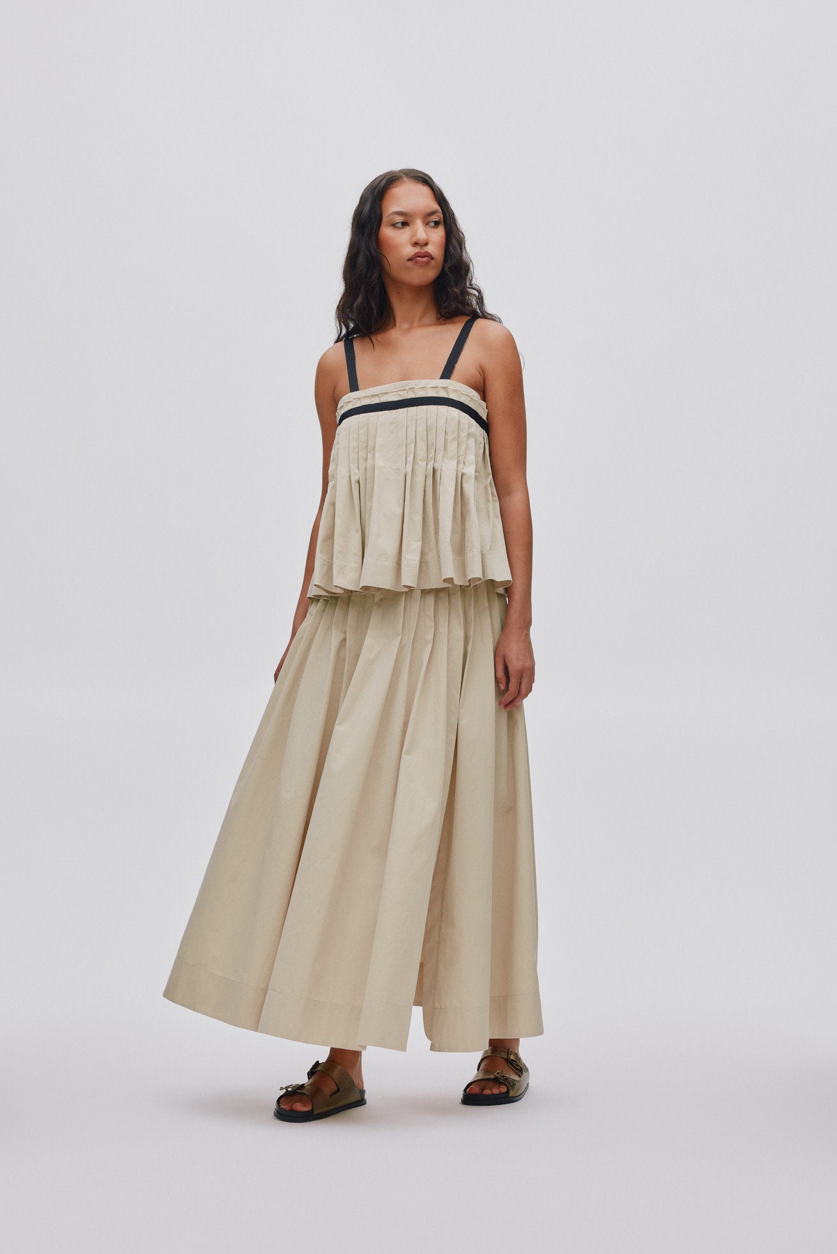 Thai - Light fusion skirt I Sand 2 - Rabens Saloner - DK