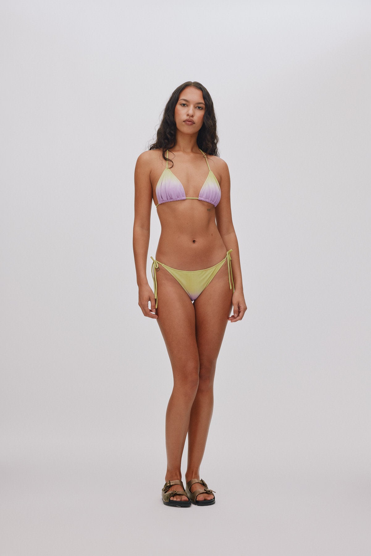 Merle - Fusion triangle top I Mandarin pink 3 - Rabens Saloner - DK