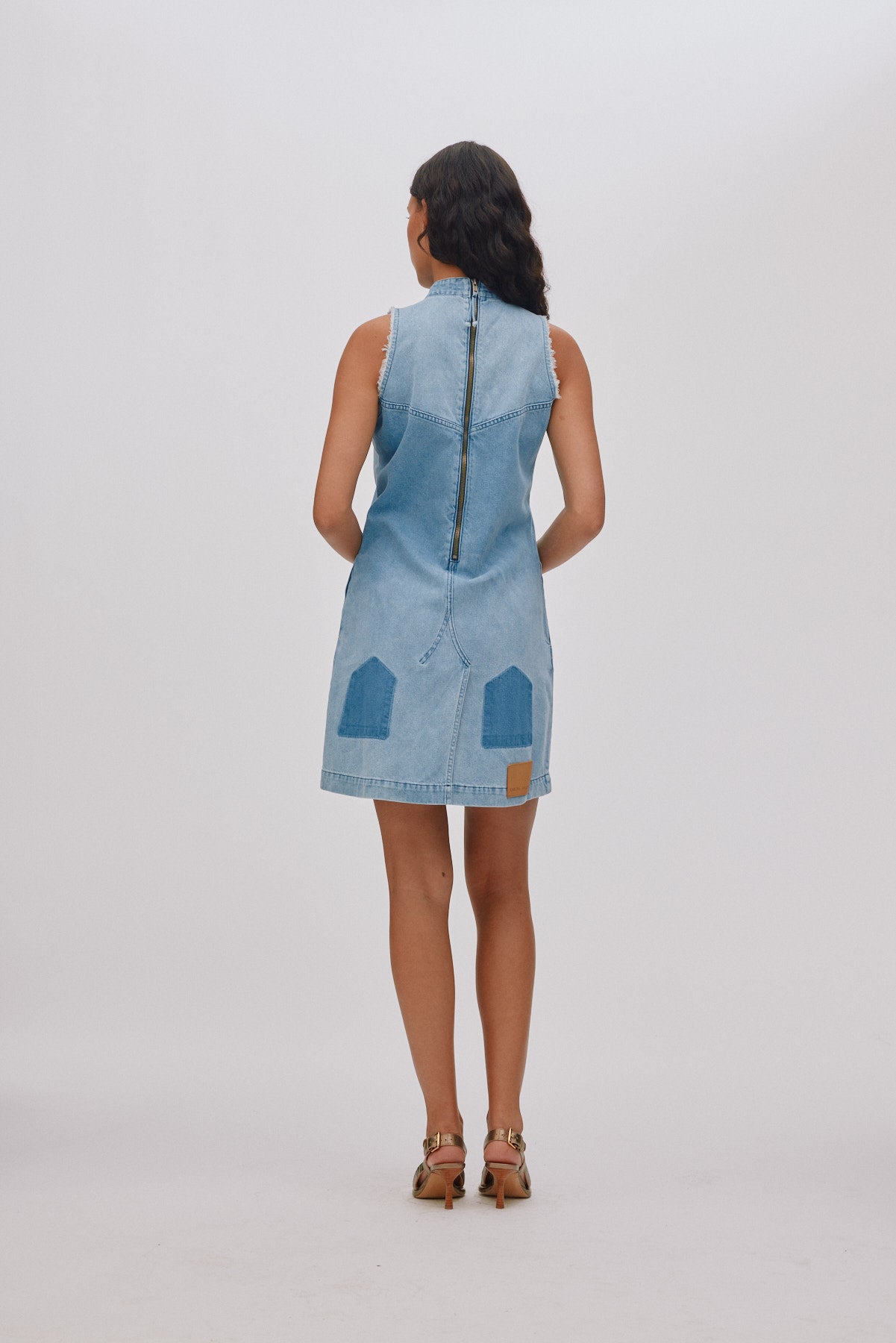 Fee - Light denim dress I Light washed denim 2 - Rabens Saloner - DK