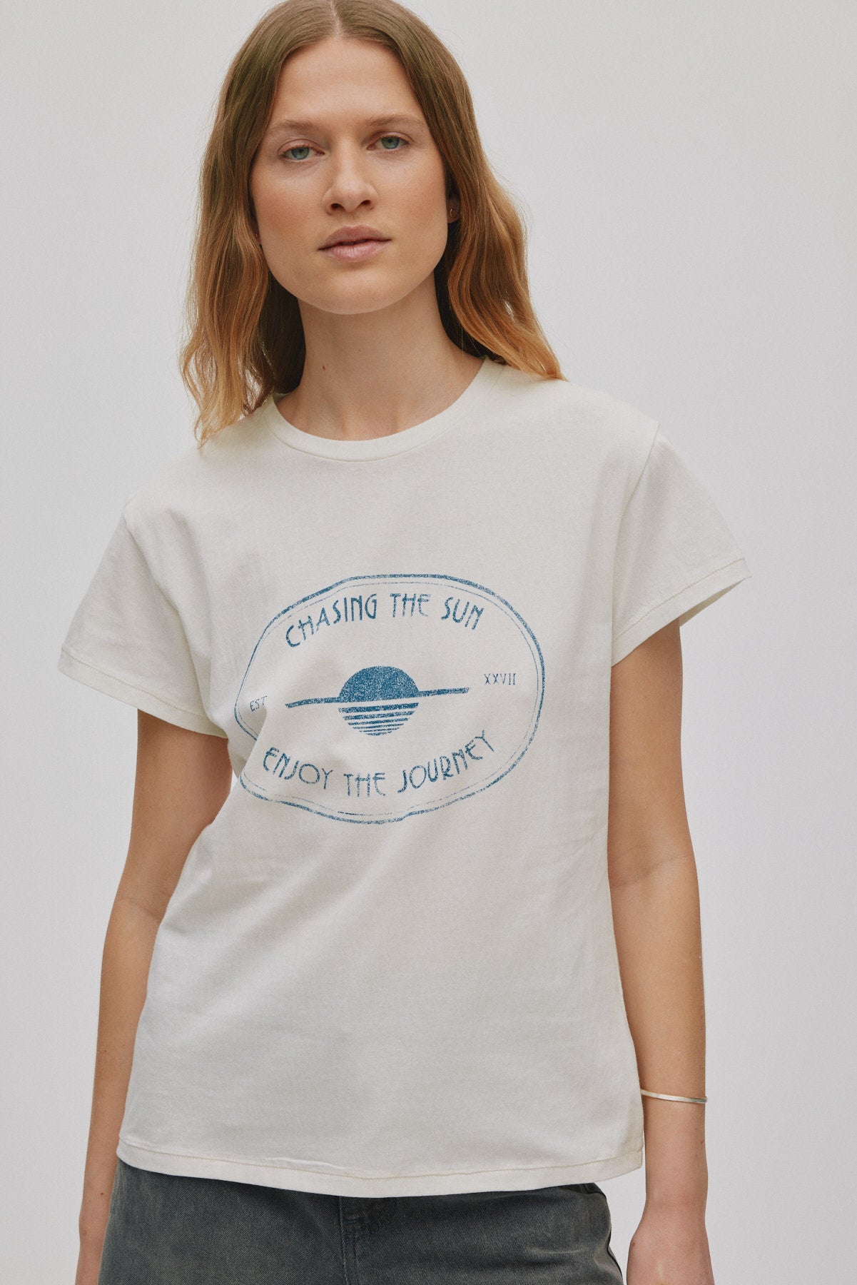 Ambla - Journey t-shirt I Chalk 2 - Rabens Saloner - DK
