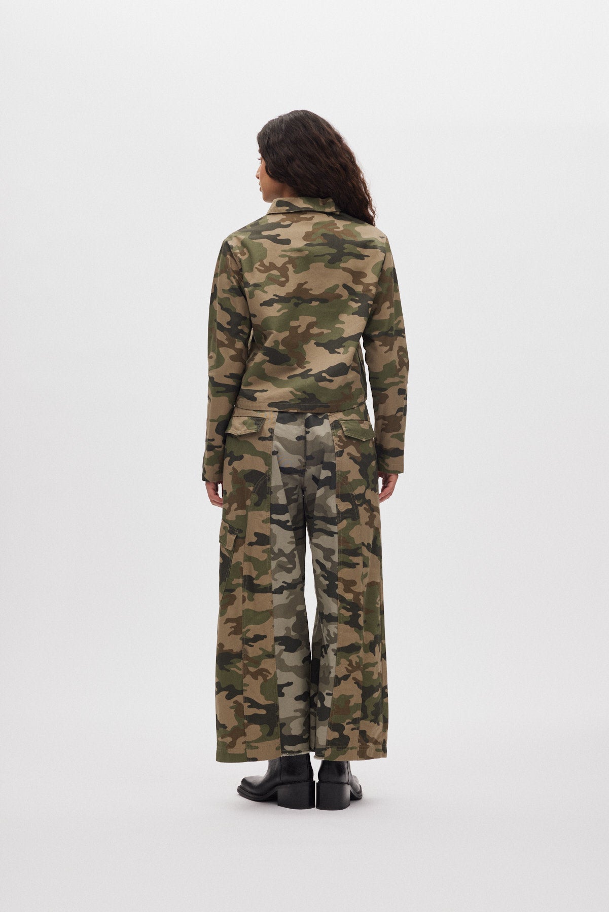 Niva - Camo patchwork pants I Camo combo 3 - Rabens Saloner - DK