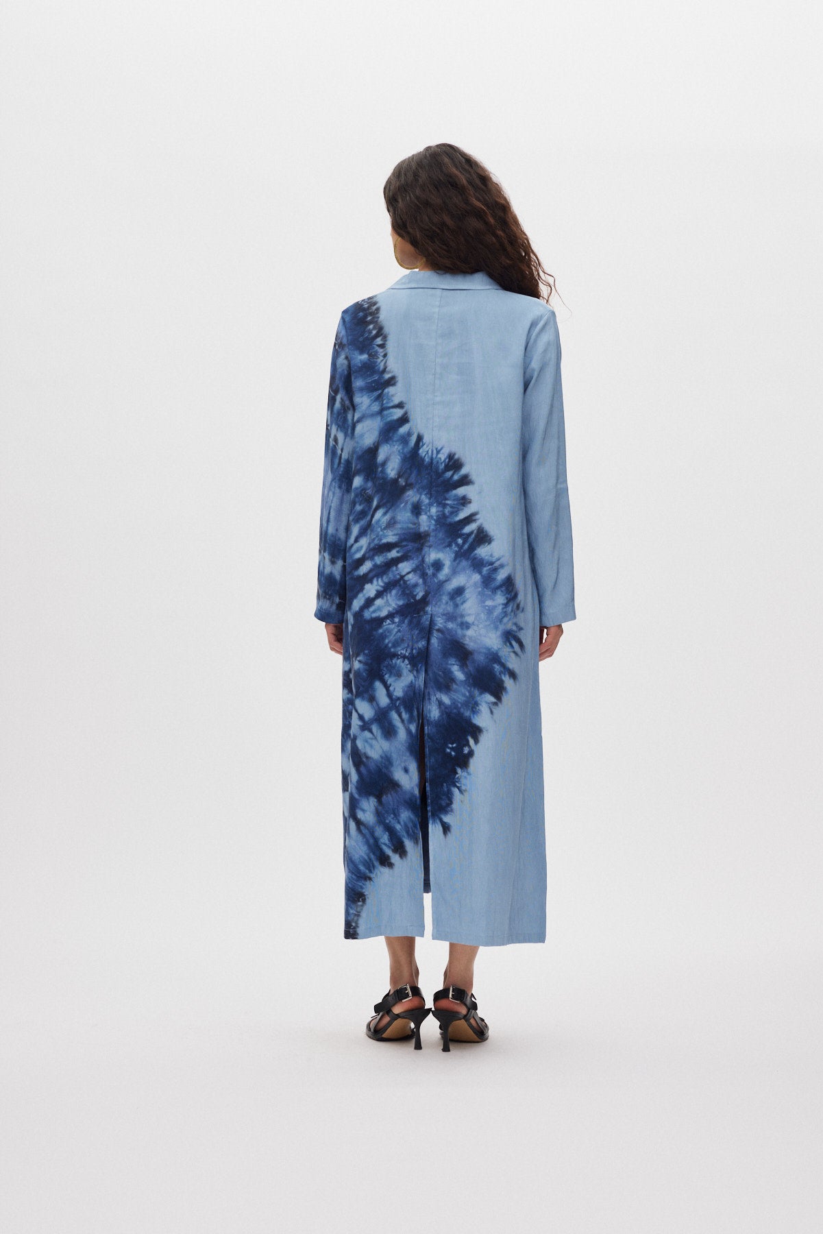 Celine - Lava long coat I Blue combo 3 - Rabens Saloner - DK