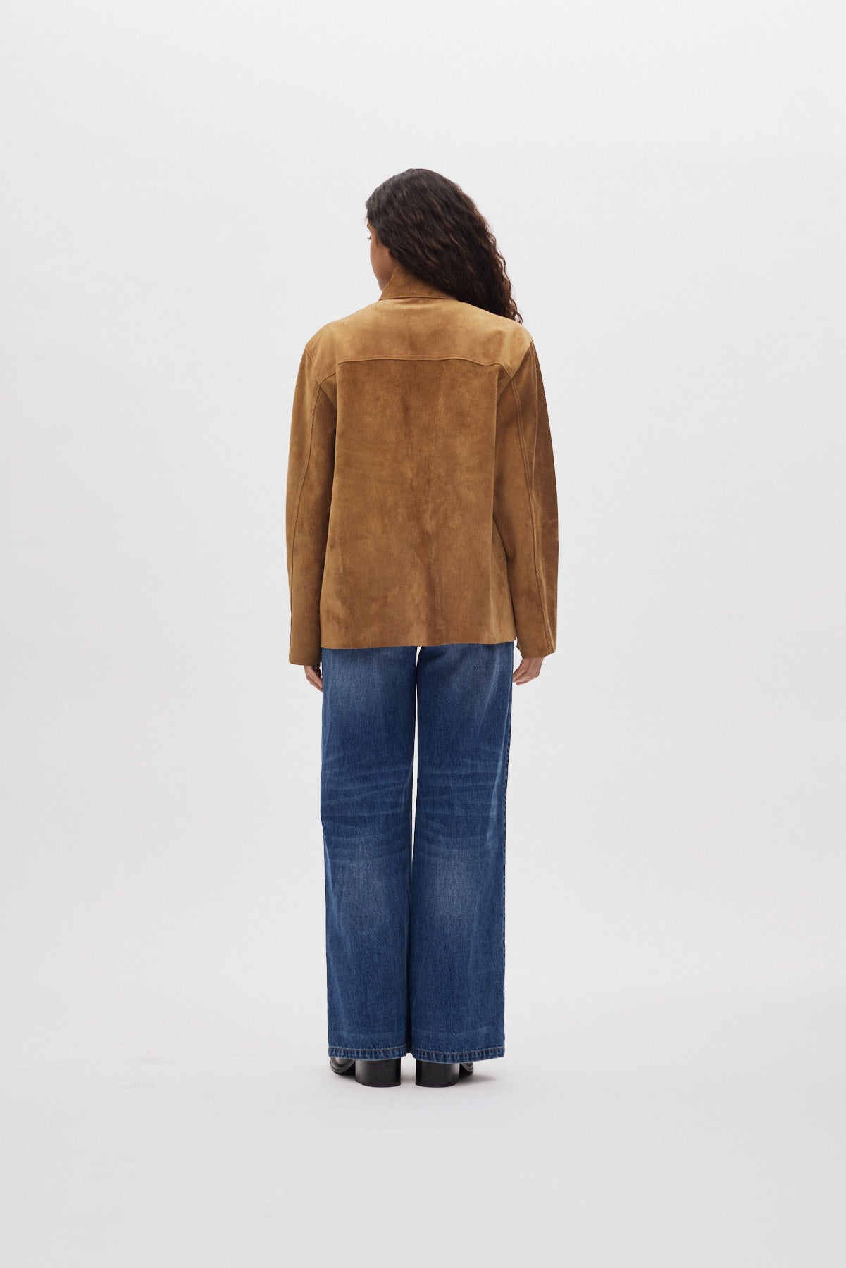 Thelma - Heavy suede jacket I Whiskey 3 - Rabens Saloner - DK