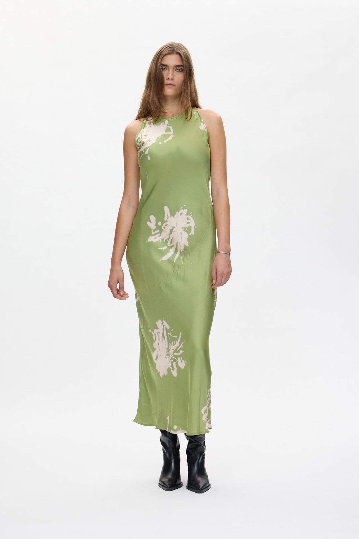 Nathali - Lumière bias dress I Sage 1 - Rabens Saloner - DK