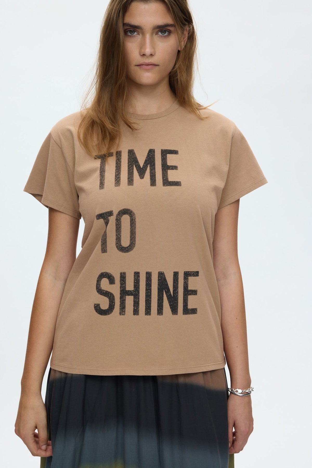 Ambla - Time to shine t-shirt I Tobacco 3 - Rabens Saloner - DK