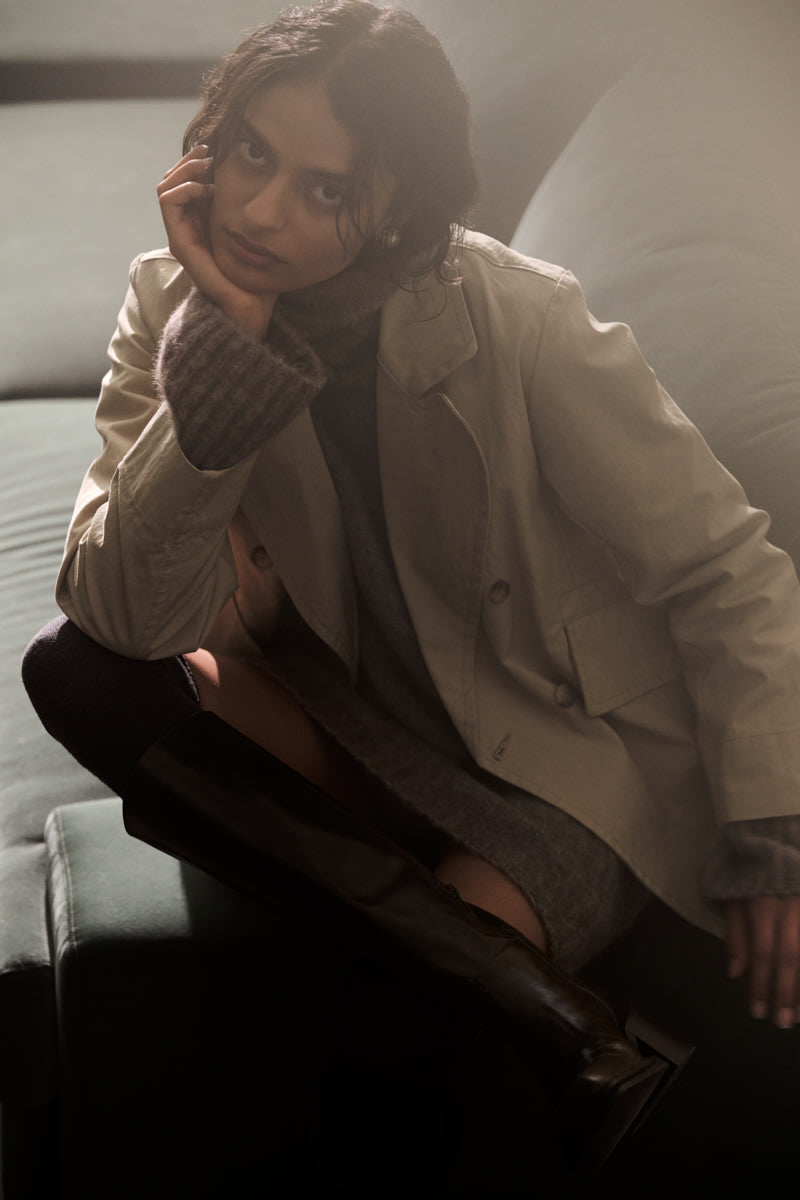 Kami - Utility jacket I Sand 7 - Rabens Saloner - DK