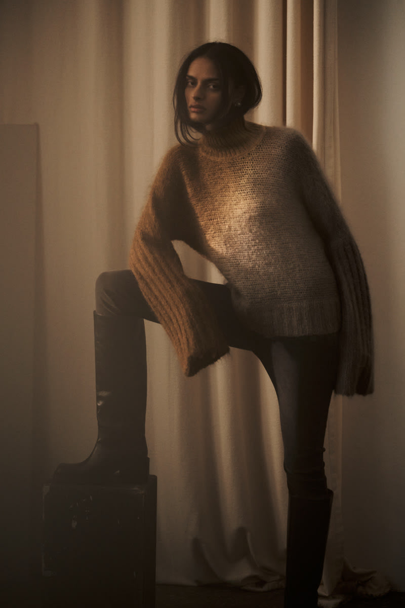 Felicia - Denim stretch skinny cropped pants I Washed black denim 8 - Rabens Saloner - DK