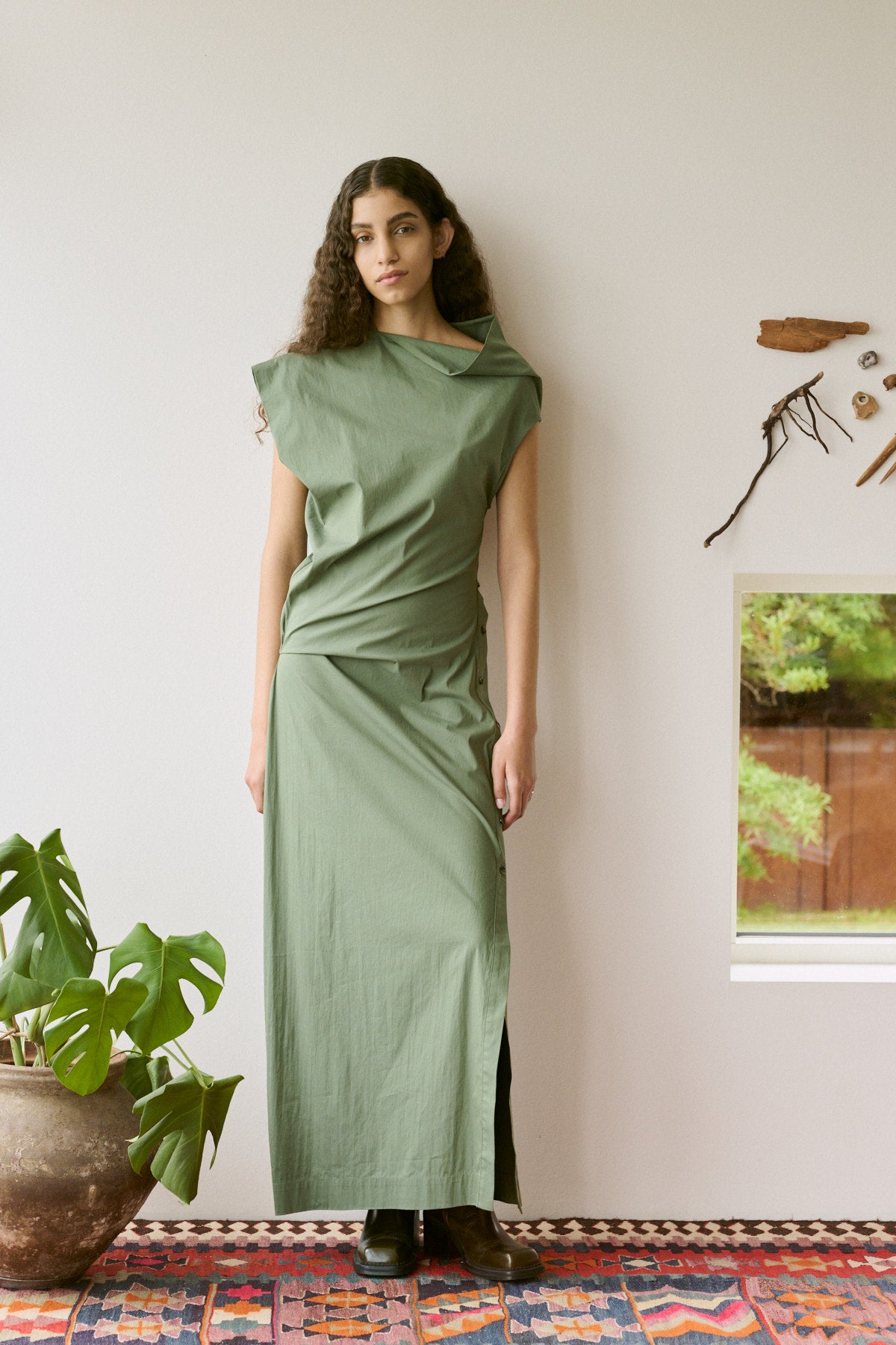 Fatou - Papery long dress I Sidiment 3 - Rabens Saloner - DK
