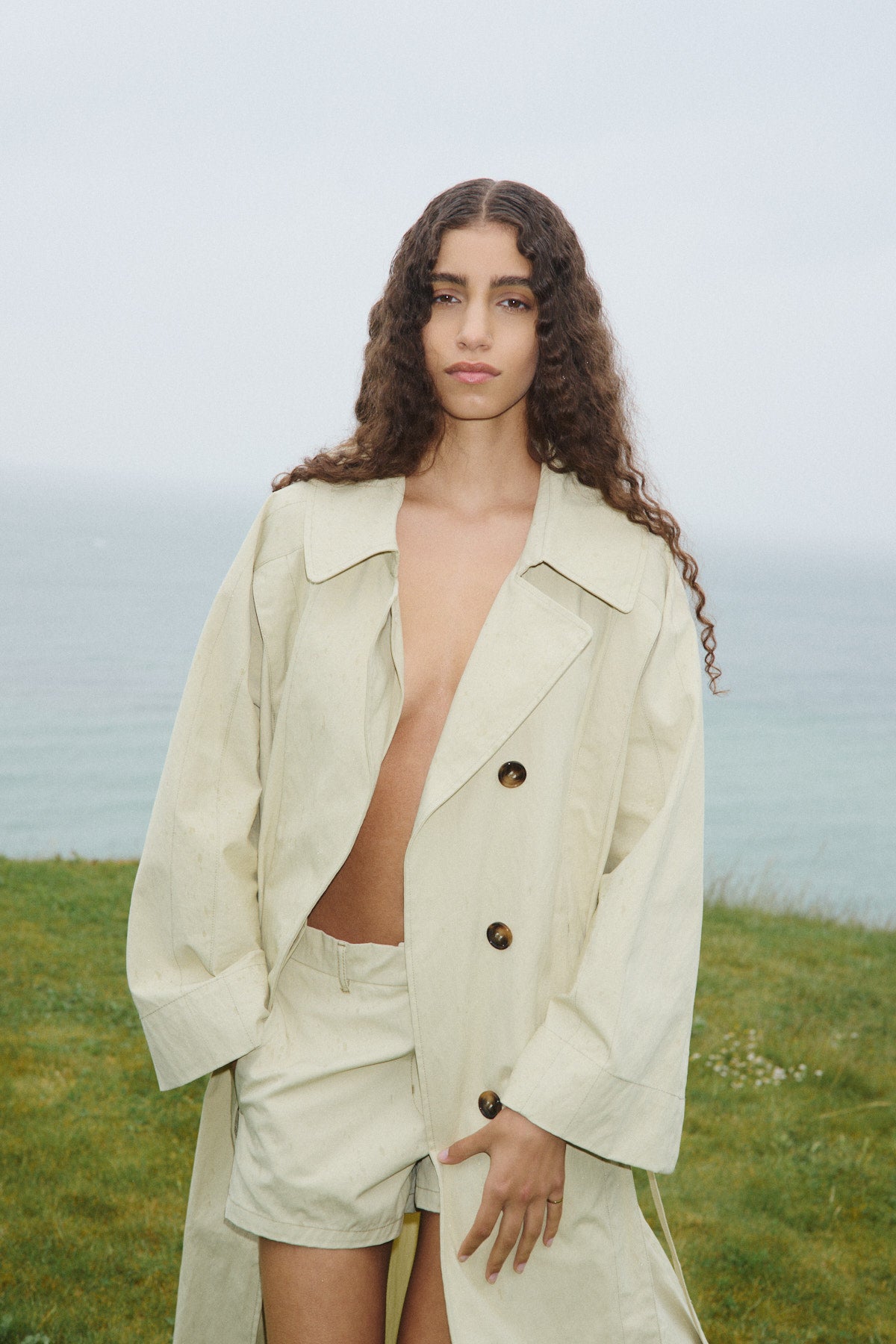 Sanja - Utility shorts I Ecru 4 - Rabens Saloner - DK