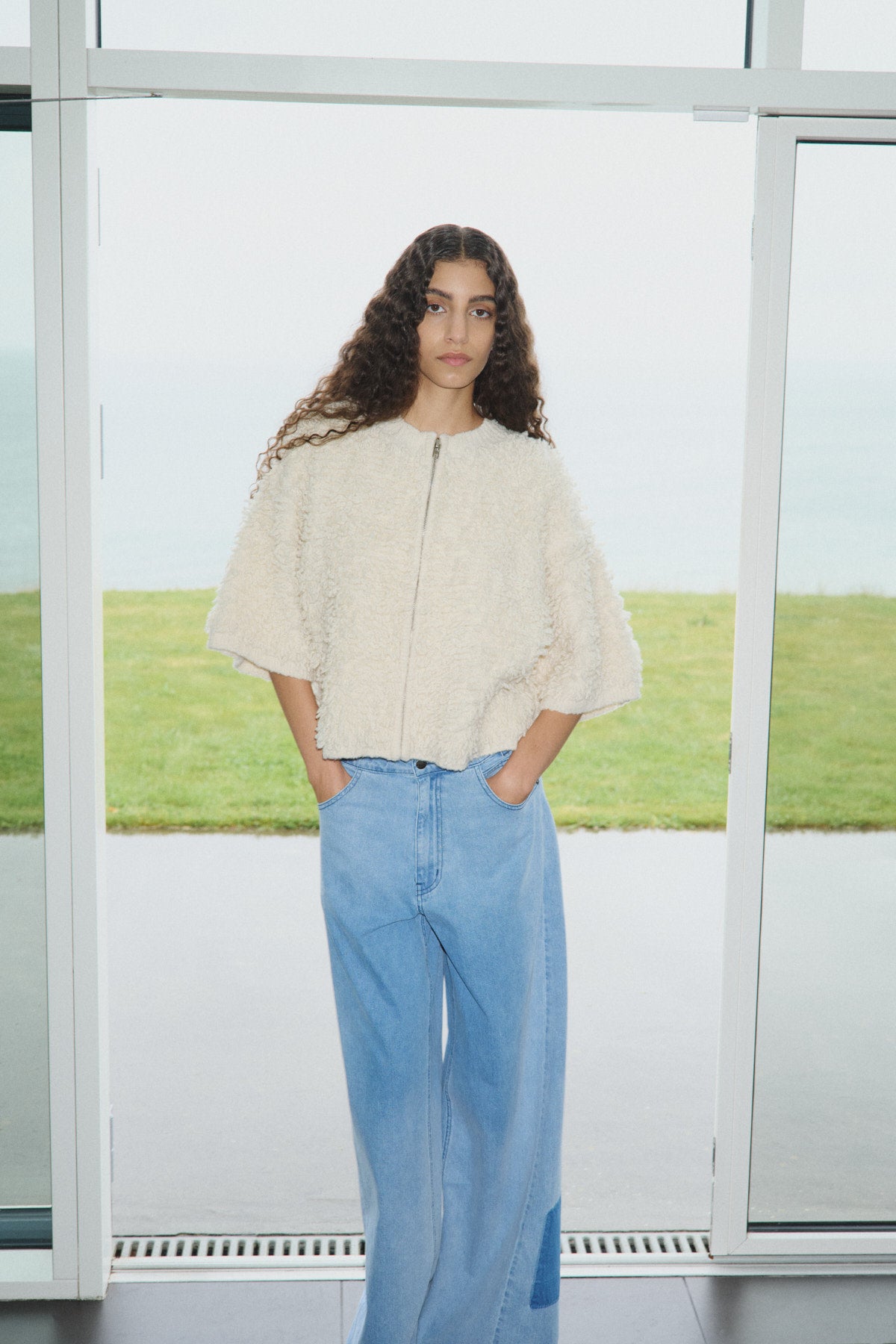 Lane - Light denim wide leg pants I Light washed denim 16 - Rabens Saloner - DK