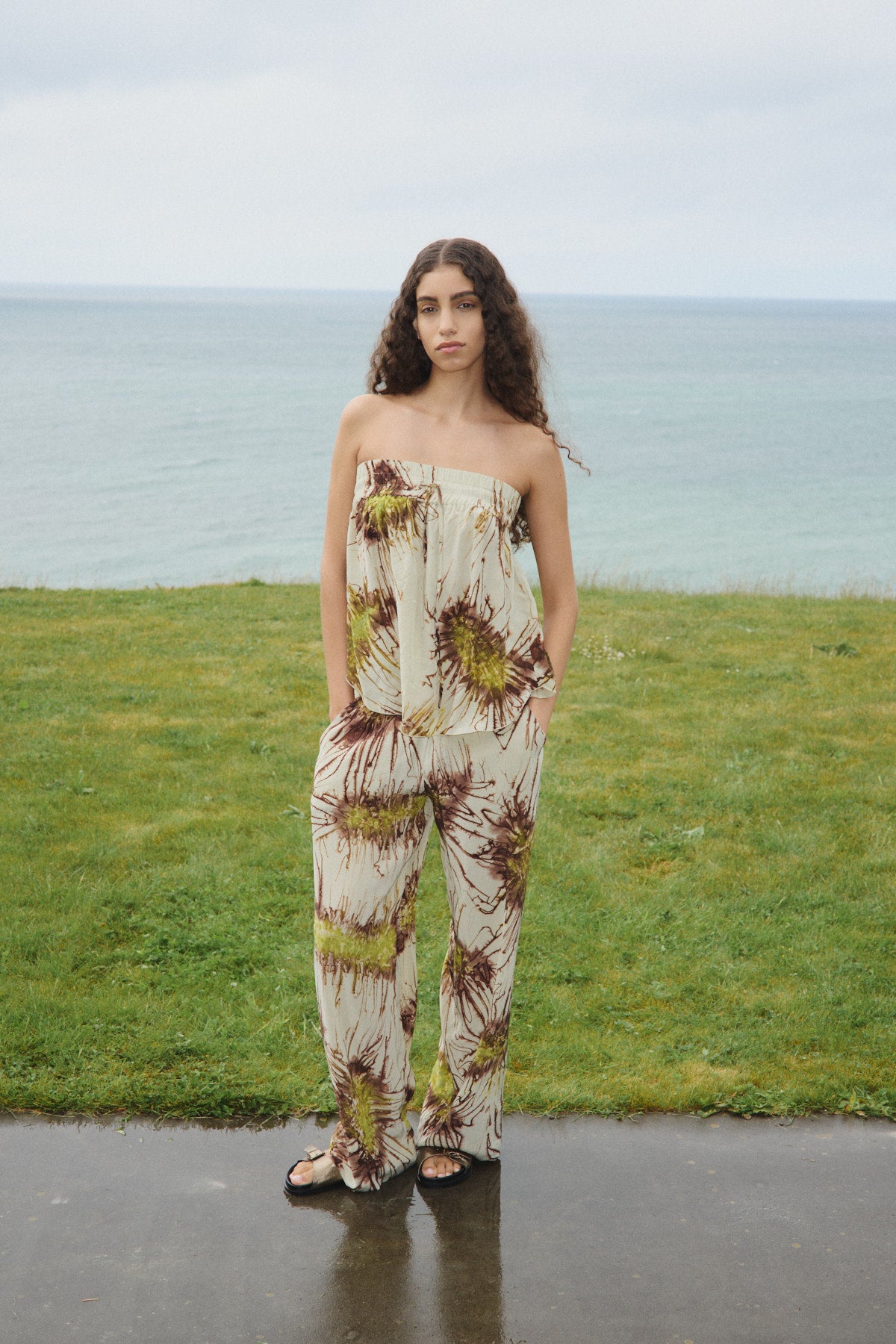 Pantsy - Sea urchin pants I Chartreuse combo 6 - Rabens Saloner - DK