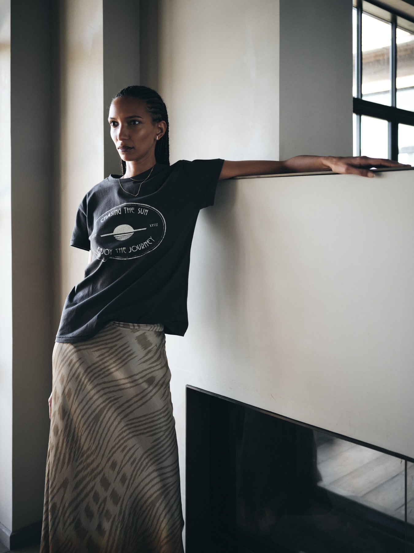 Ambla - Journey t-shirt I Faded black 4 - Rabens Saloner - DK
