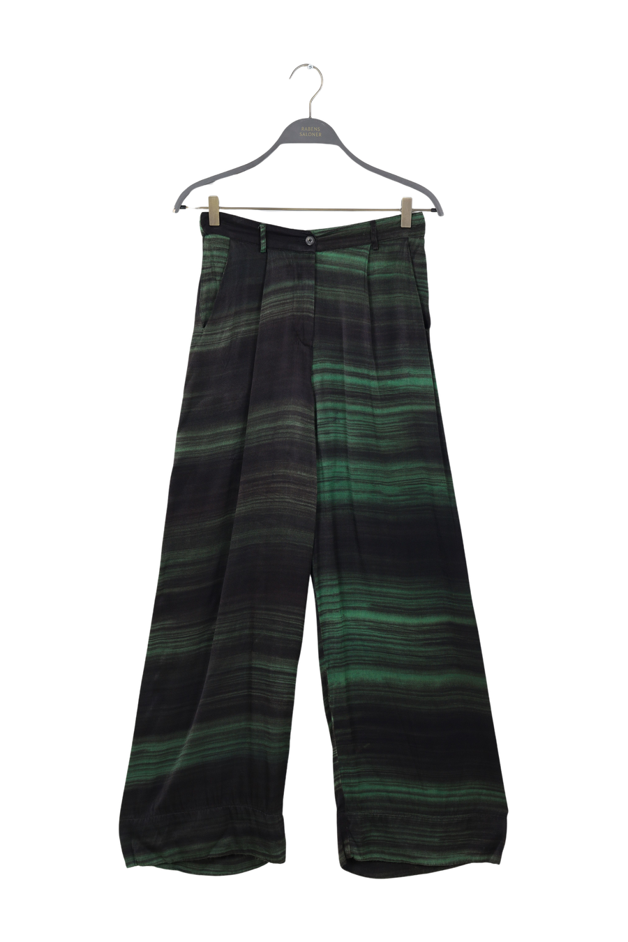 PreLoved Briana - Shadow pleat wide pant I Forest combo - XS 1 - Rabens Saloner - DK