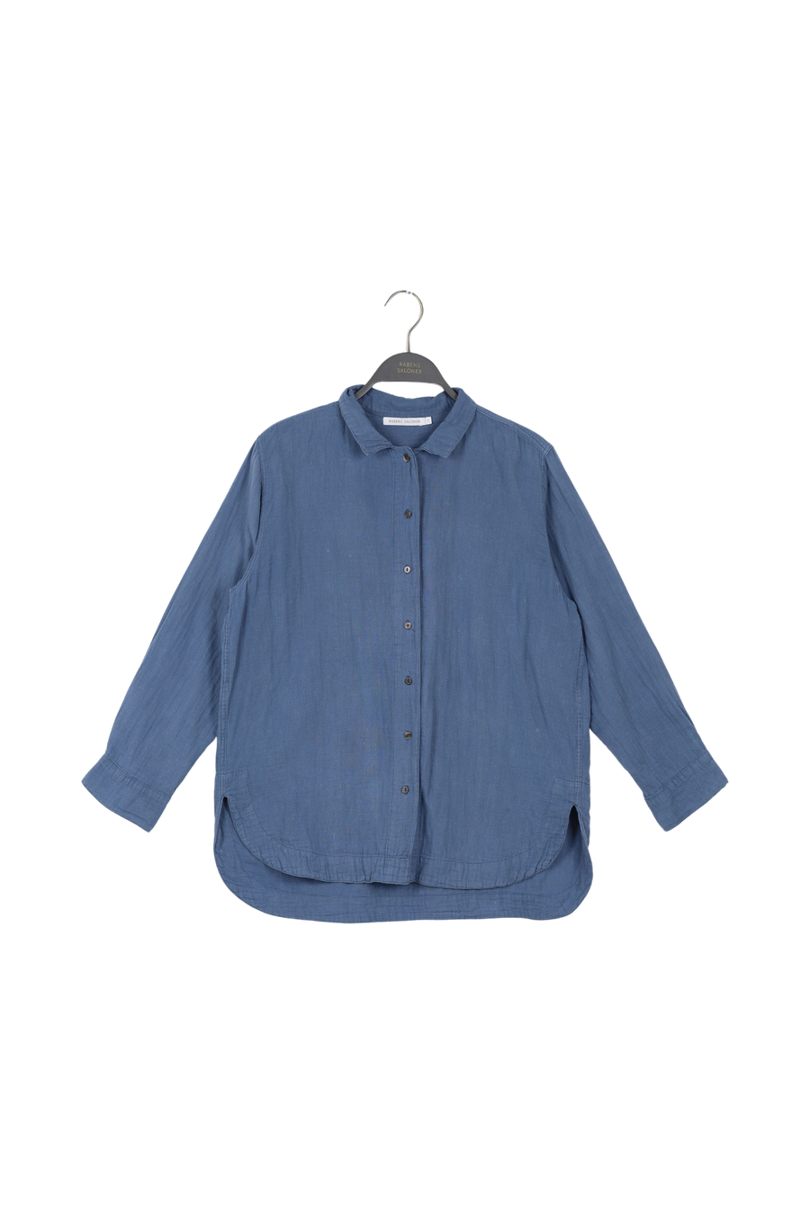 PreLoved Besime - Cotton dbl shirt I Indigo - S