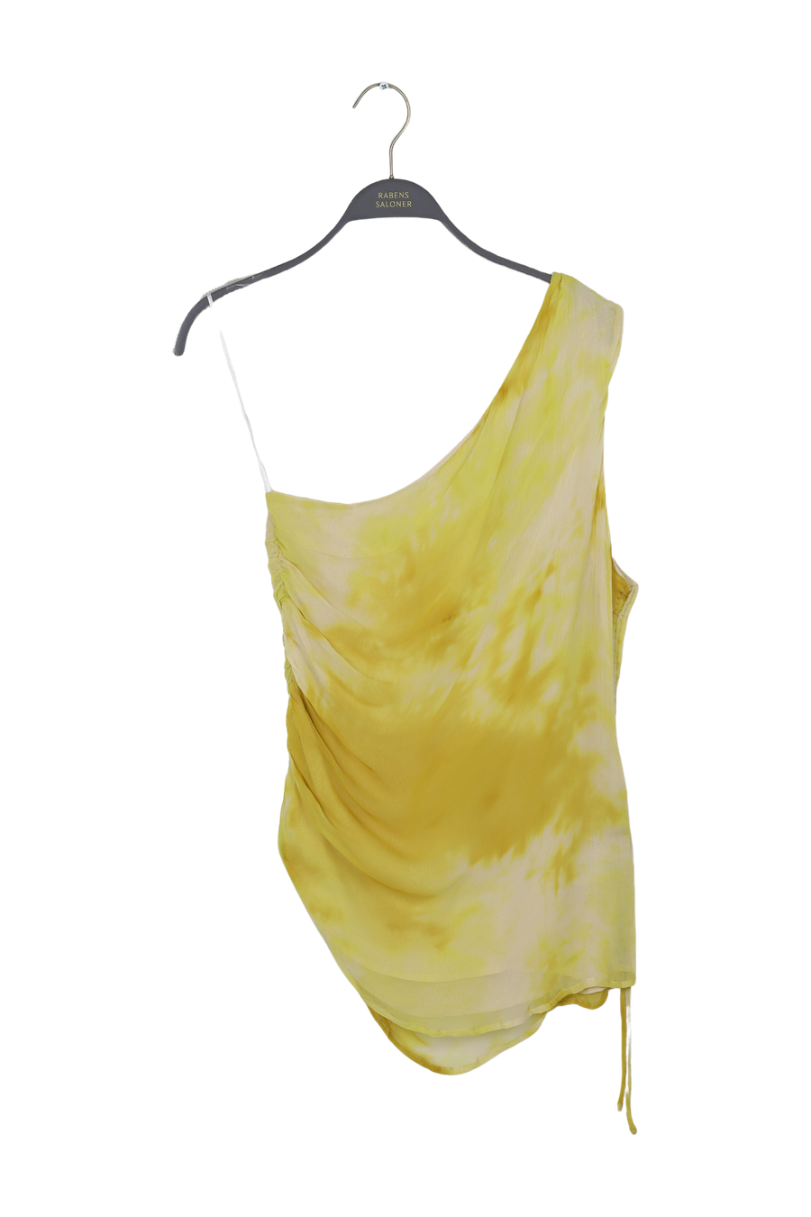 PreLoved Ginna - Fusion one shoulder top I Lemon combo - L 1 - Rabens Saloner - DK