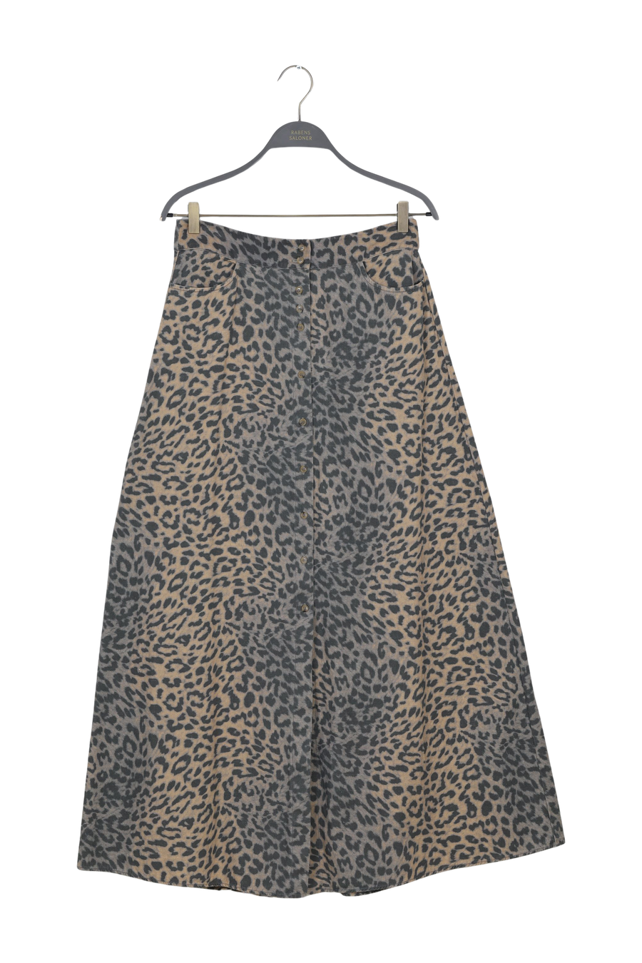 PreLoved Natja - Leopard print button skirt I Leopard - M
