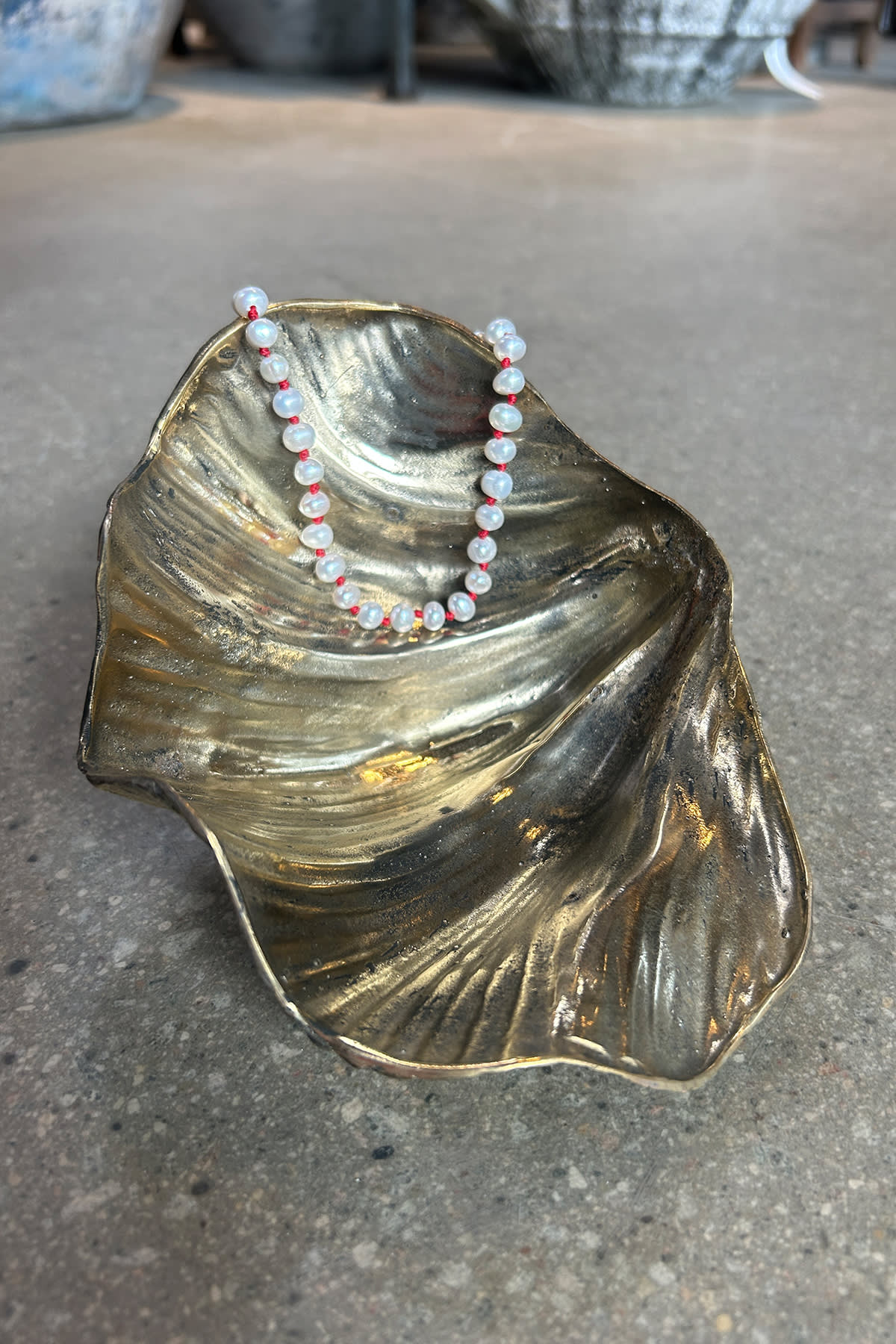 Pearl Anklet - Nafsu I Gold Beads 4 - Rabens Saloner - DK