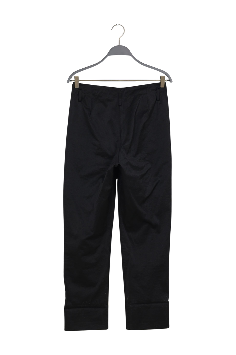 PreLoved Raina - Cotton fusion pleat pants I Pirate black - XS 2 - Rabens Saloner - DK