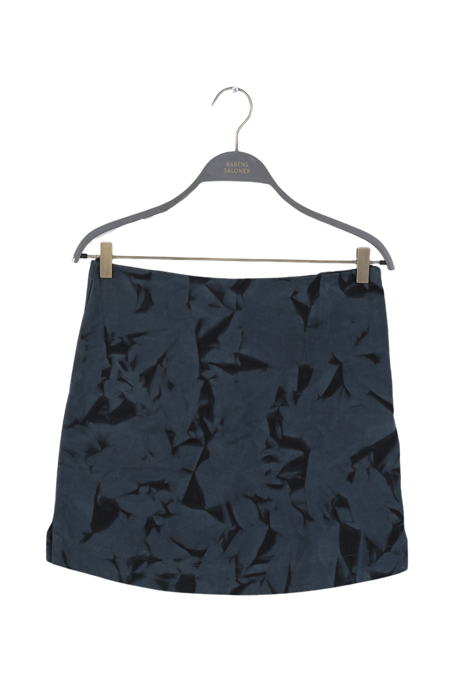 PreLoved Benedichte - Crystal short canvas skirt I Midnight black combo - S 1 - Rabens Saloner - DK