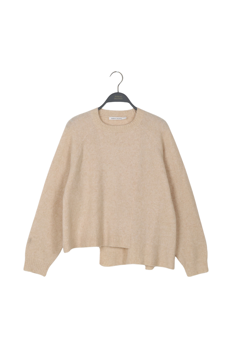 PreLoved Cedra - Soft knit boxy sweater I Buttercream - S