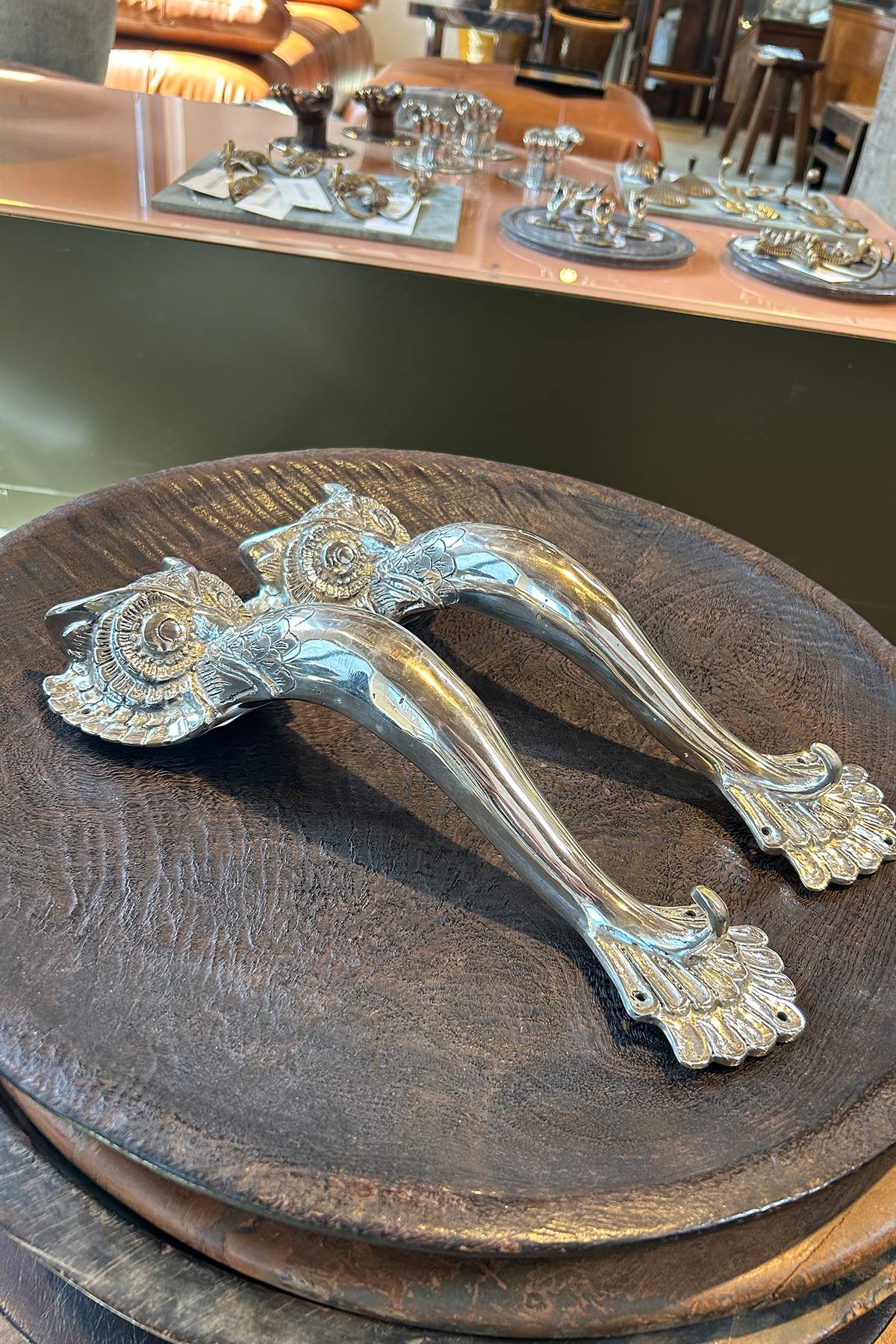 Owl Door Handle - Rabens Apartment I Brass 3 - Rabens Saloner - DK
