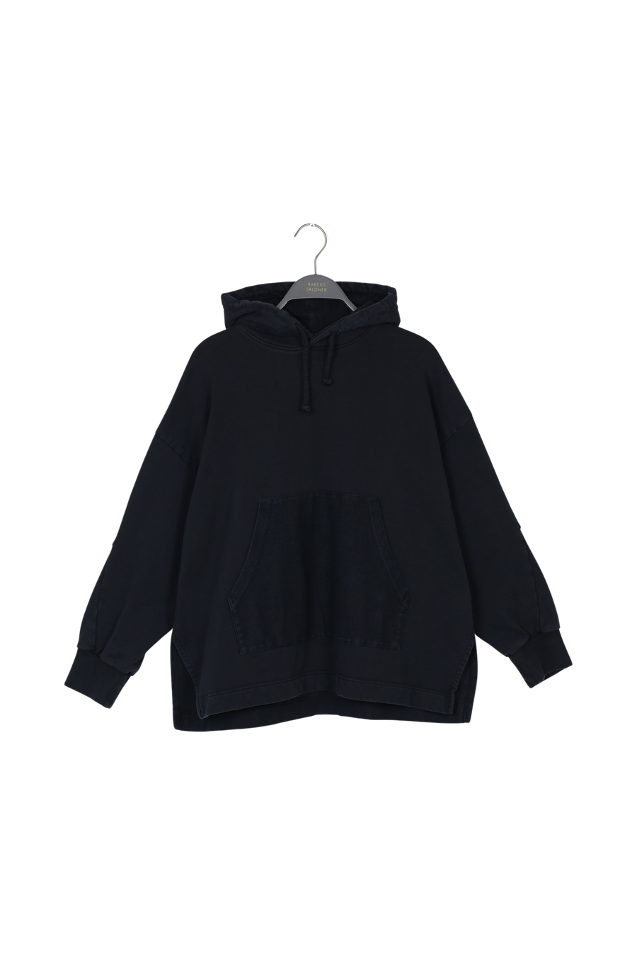 PreLoved Sevilla - Loop back hoodie I Caviar Black - XS/S Caviar Black XS/S 1 - Rabens Saloner - DK