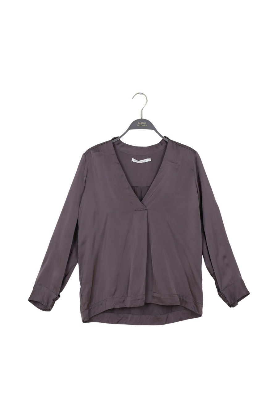 PreLoved Kaela - Solid blouse I Gunmetal - XS 1 - Rabens Saloner - DK