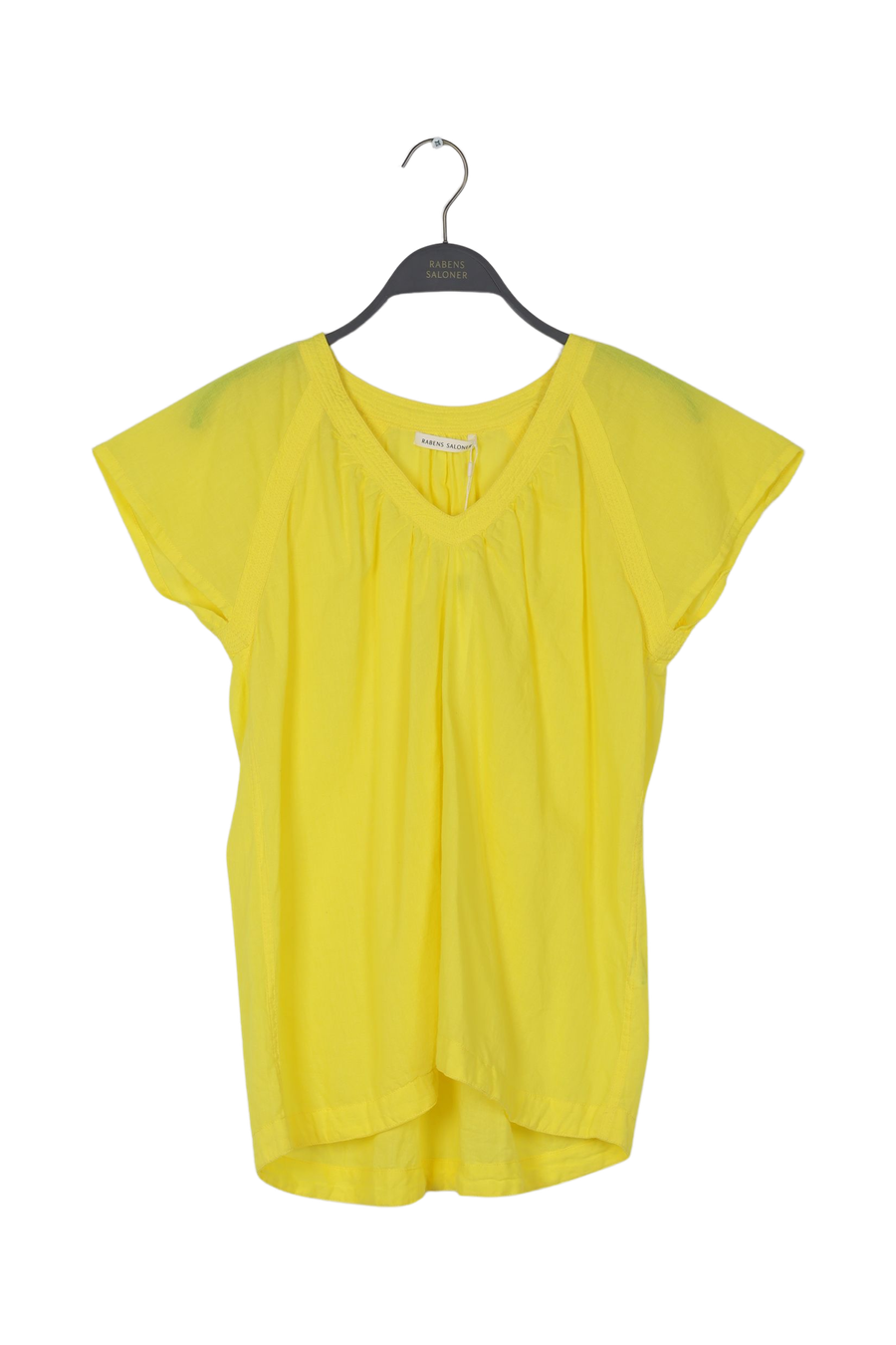 PreLoved Dipsy - Cotton V-neck top I White - S 1 - Rabens Saloner - DK