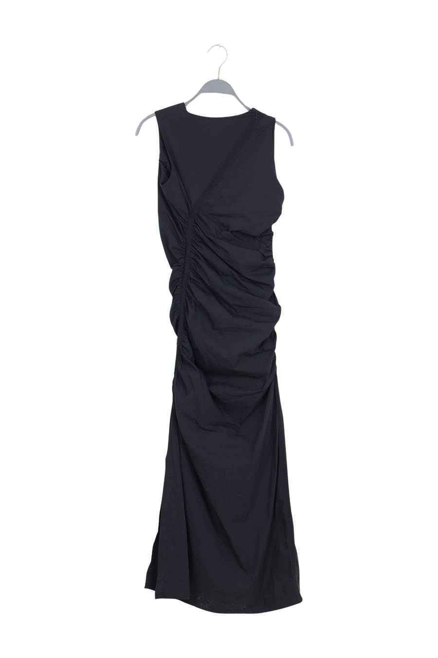PreLoved Bibber - Papery fitted long dress I Black - XS 2 - Rabens Saloner - DK