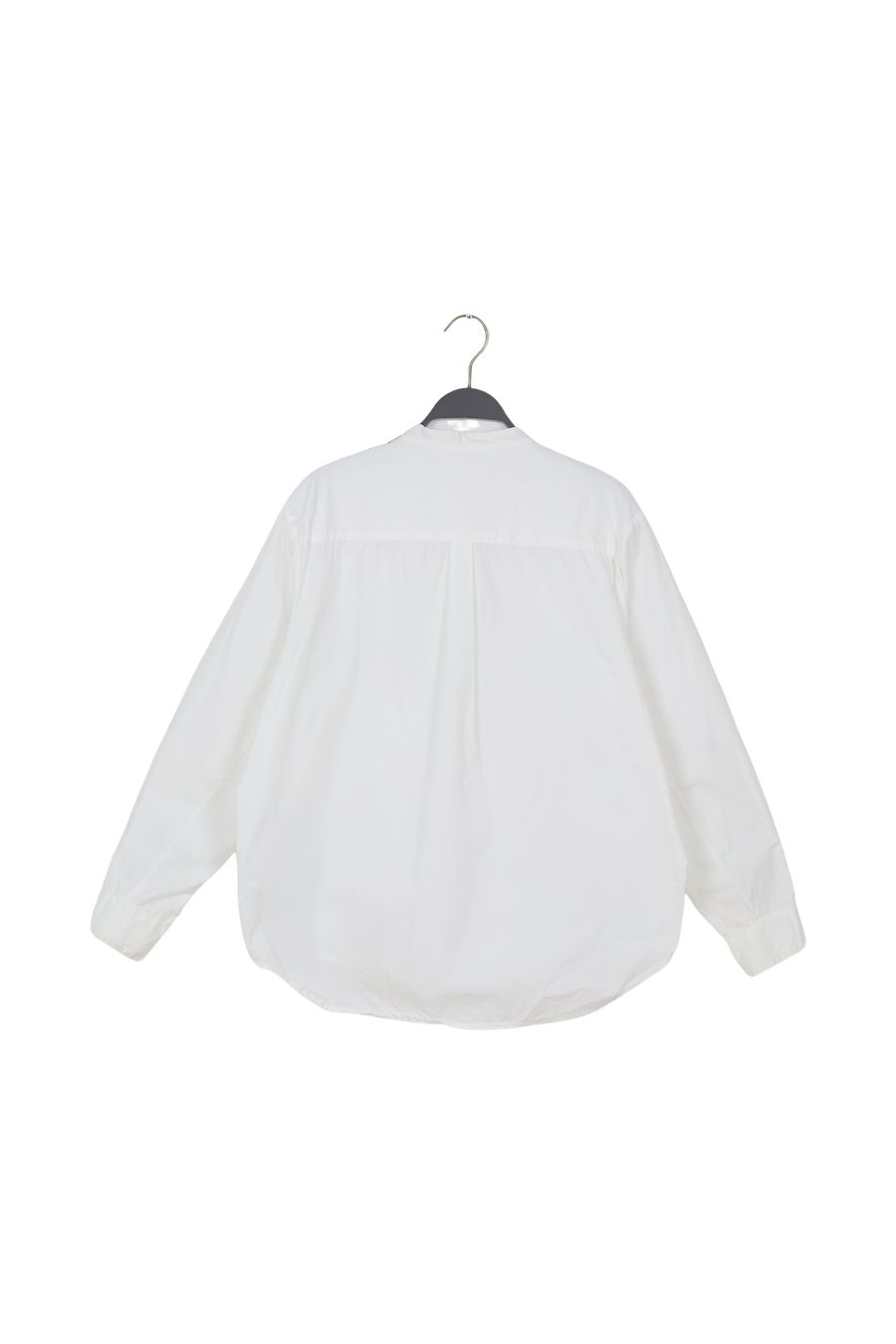 PreLoved Teja - Double stripe bib front shirt I White - L 2 - Rabens Saloner - DK