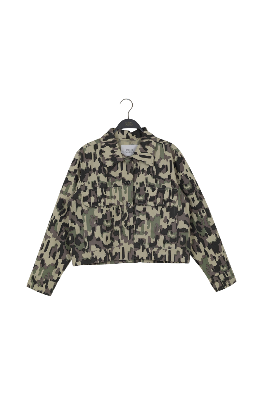 PreLoved Neva - Cyber drill short jacket I Olive combo - XL 1 - Rabens Saloner - DK