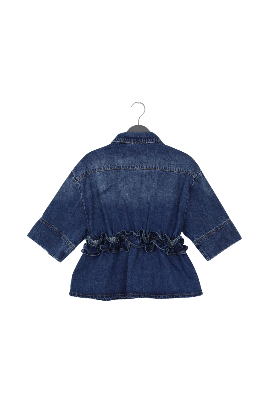 PreLoved Paige - Denim shirt jacket I Dark washed indigo - S 2 - Rabens Saloner - DK