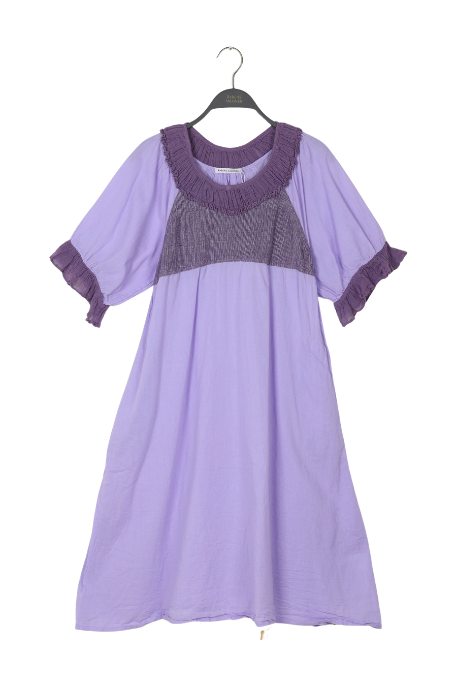 PreLoved Dortia - Cotton short angel dress I Violet - S 1 - Rabens Saloner - DK