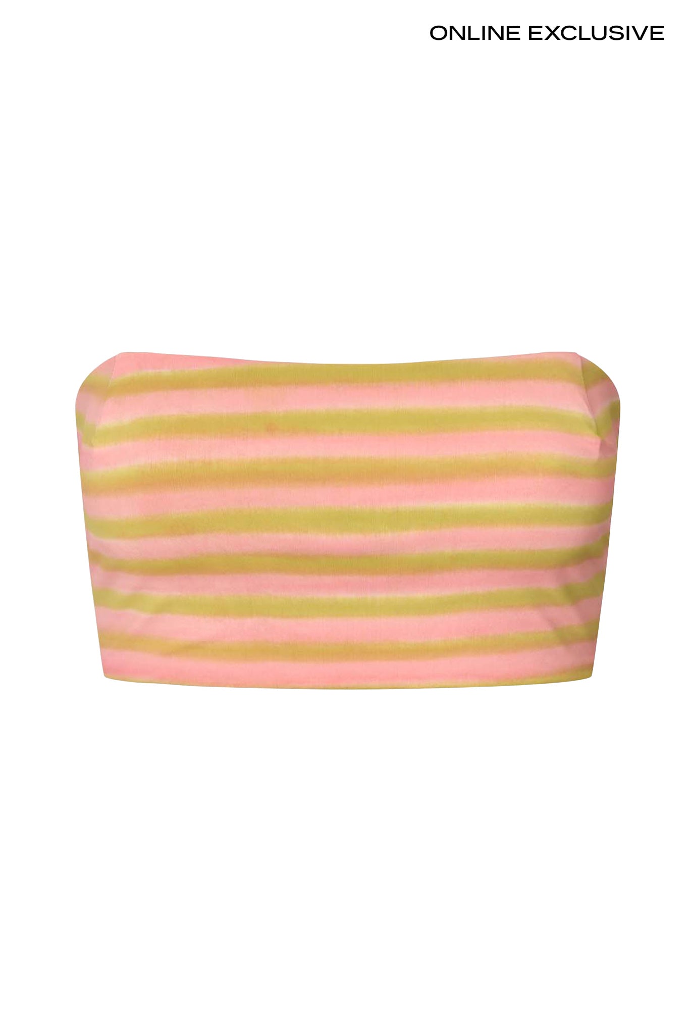 Blurred line bandeau top - Mikie I Lime combo Lime combo XS 1 - Rabens Saloner - DK