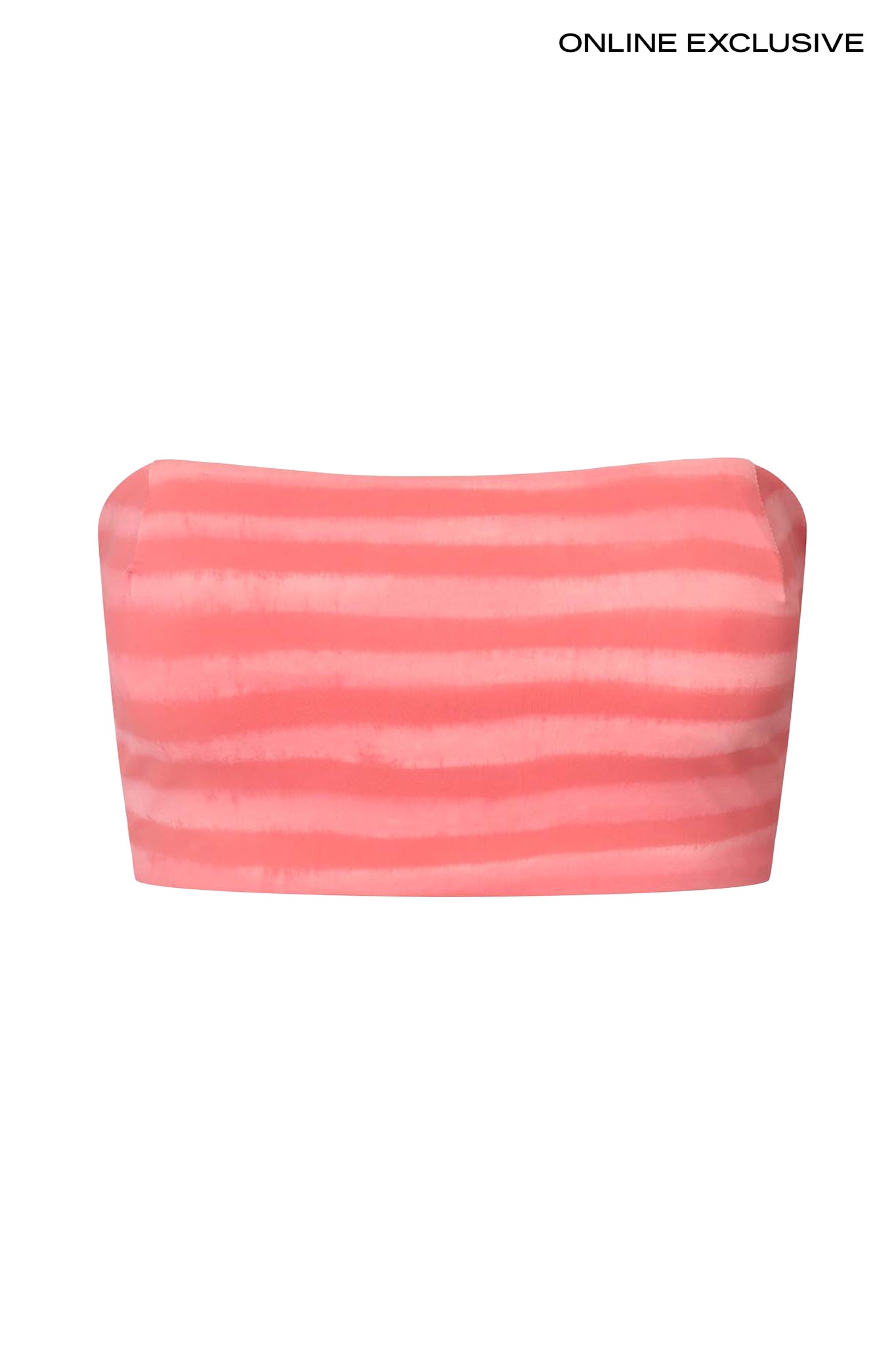 Blurred line bandeau top - Mikie I Pink combo 1 - Rabens Saloner - DK