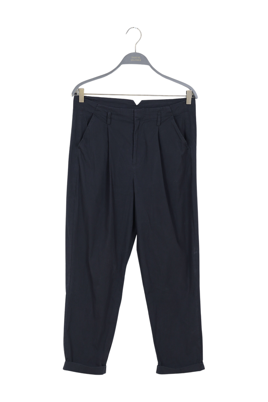 PreLoved Raina - Cotton fusion pleat pants I Pirate black - M