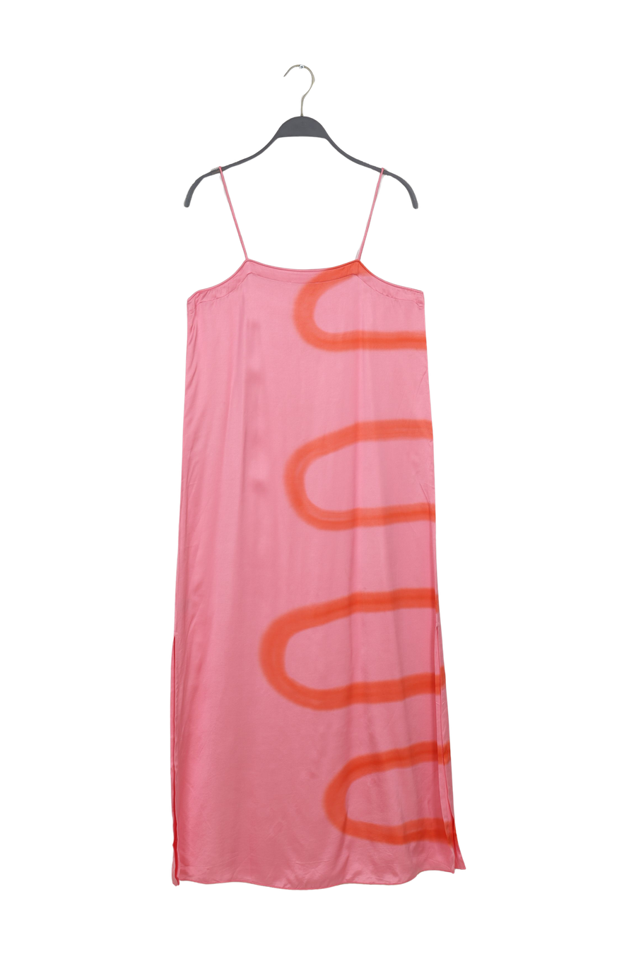 PreLoved Laurette - Fluid camisole dress I Flamingo combo - M 2 - Rabens Saloner - DK