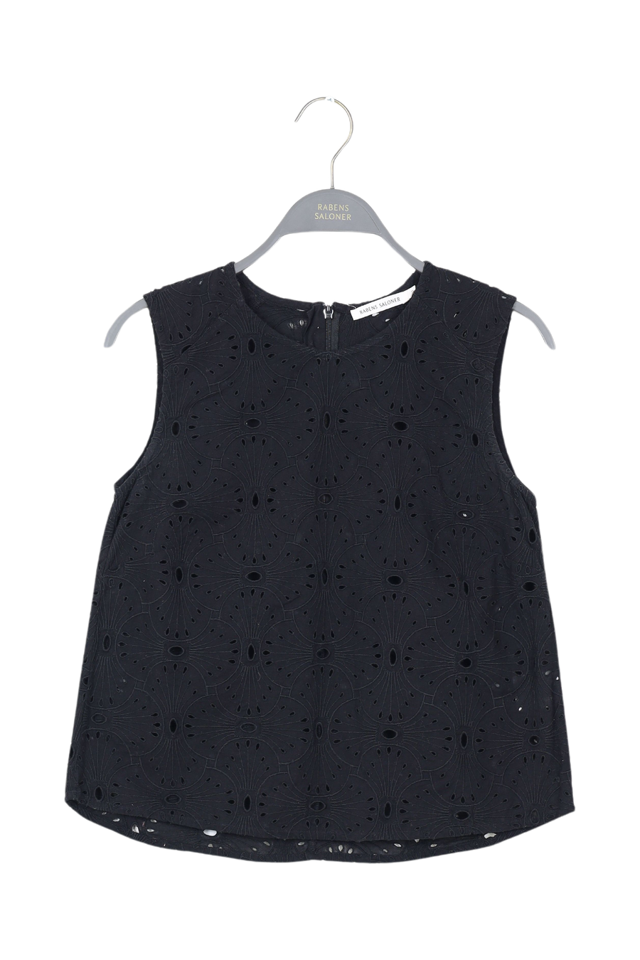 PreLoved Piper - Supersize anglaise tank top I Caviar Black - S